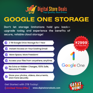 Google Storage 1 Year - Digital Store Deals