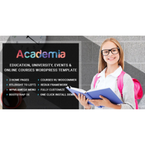 Academia – Education Center WordPress Theme - DigitalStoreDeals.com