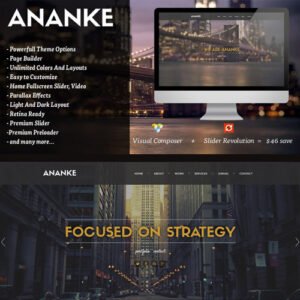 Ananke – One Page Parallax WordPress Theme - DigitalStoreDeals.com