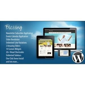 Blessing | WordPress Theme for Church and Charity Websites - DigitalStoreDeals.com