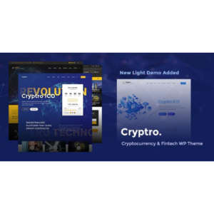 Cryptro - Cryptocurrency, Blockchain , Bitcoin & Financial Technology - DigitalStoreDeals.com