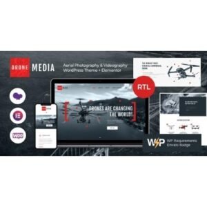 Drone Media | Aerial Photography & Videography WordPress Theme - DigitalStoreDeals.com