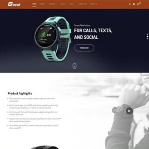 Goral SmartWatch – Single Product Woocommerce WordPress Theme - DigitalStoreDeals.com