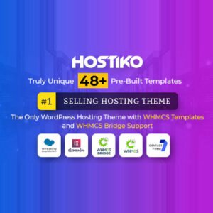 Hostiko WordPress WHMCS Hosting Theme - DigitalStoreDeals.com