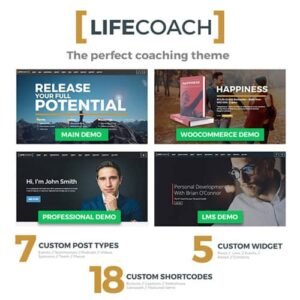 Life Coach WordPress Theme - DigitalStoreDeals.com