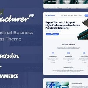 Manufacturer - Factory and Industrial WordPress Theme - DigitalStoreDeals.com