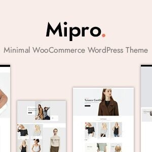 Mipro - Minimal WooCommerce WordPress Theme - DigitalStoreDeals.com