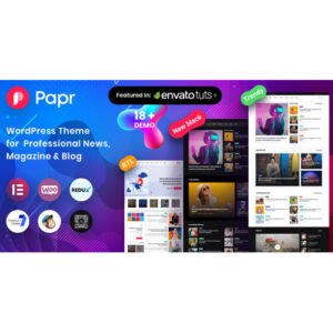 News Magazine Papr – News Magazine WordPress Theme - DigitalStoreDeals.com