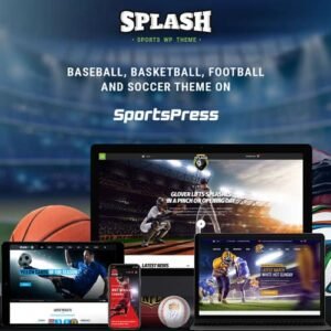 Splash Sport – WordPress Sports Theme for Basketball, Football, Soccer and Baseball Clubs - DigitalStoreDeals.com