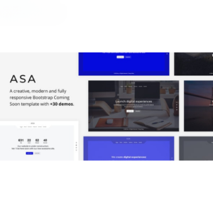 ASA - Responsive Coming Soon Template - DigitalStoreDeals.com