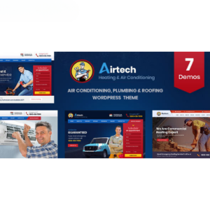 Airtech - Plumber WordPress theme - DigitalStoreDeals.com