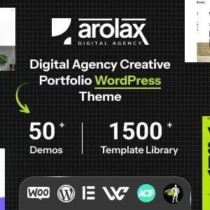 Arolax - Creative Digital Agency Theme - DigitalStoreDeals.com