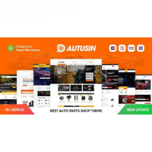 Autusin - Auto Parts & Car Accessories Shop Elementor WooCommerce WordPress Theme - DigitalStoreDeals.com