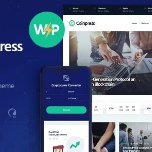 Coinpress - ICO Cryptocurrency Magazine & Blog WordPress Theme - DigitalStoreDeals.com