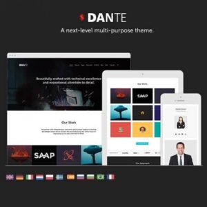 Dante - Responsive Multi-Purpose WordPress Theme - DigitalStoreDeals.com