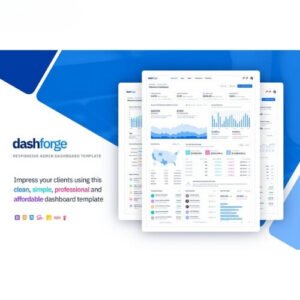 Dashforge - Responsive Admin Dashboard Template - DigitalStoreDeals.com