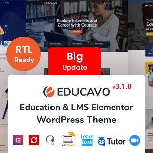 Educavo - Online Courses & Education WordPress Theme - DigitalStoreDeals.com