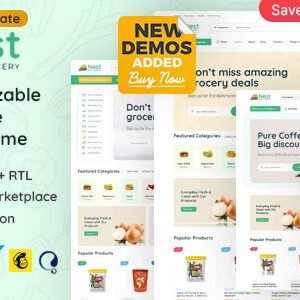 Nest - Grocery Store WooCommerce WordPress Theme - DigitalStoreDeals.com