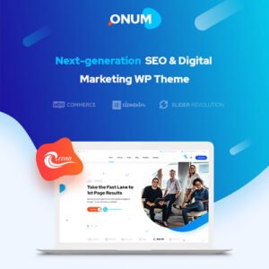 Onum - SEO & Marketing Elementor WordPress Theme - DigitalStoreDeals.com