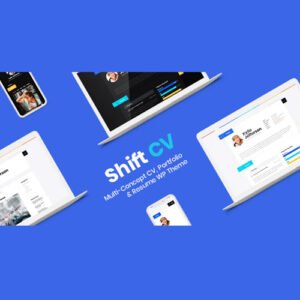 ShiftCV - Blog Resume Portfolio WordPress - DigitalStoreDeals.com