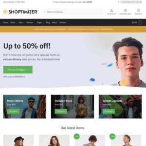 Shoptimizer - Fastest WooCommerce WordPress Themes - DigitalStoreDeals.com