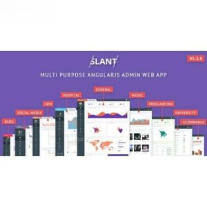 Slant - Multi Purpose AngularJS Admin Web App with Bootstrap - DigitalStoreDeals.com