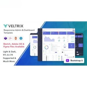 Veltrix - Admin & Dashboard Template - DigitalStoreDeals.com