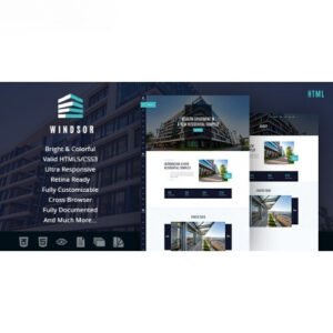 Windsor - Apartment Complex Single Property Site Template - DigitalStoreDeals.com