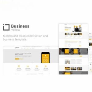 Yellow Business - Construction Template - DigitalStoreDeals.com