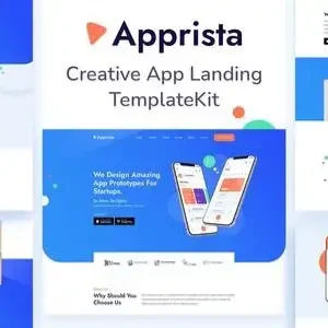 Apprista – Creative App Landing Elementor Template Kit - DigitalStoreDeals.com