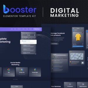 Booster - Digital Marketing Elementor Template Kit - DigitalStoreDeals.com