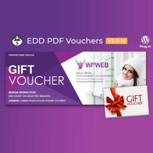 Easy Digital Downloads – PDF Vouchers - DigitalStoreDeals.com