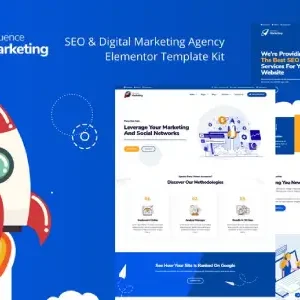 Influence Marketing – SEO & Digital Agency Elementor Template Kit - DigitalStoreDeals.com