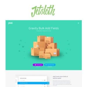 Jetsloth – Gravity Forms Bulk Add Fields - DigitalStoreDeals.com