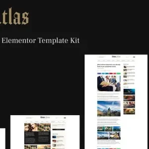 NewsAtlas – News & Magazine Elementor Template Kit - DigitalStoreDeals.com