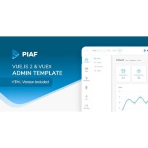 Piaf – Vue Admin Template - DigitalStoreDeals.com