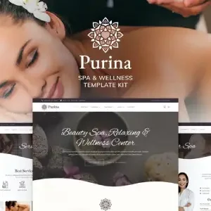 Purina – Spa & Wellness Elementor Template Kit - DigitalStoreDeals.com