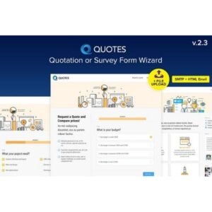 Quote – Quotation or Survey Form Wizard - DigitalStoreDeals.com