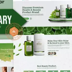 Rosemary – Health & Beauty Brand Elementor Template Kit - DigitalStoreDeals.com