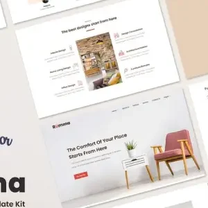 Rumma – Furniture Interior Elementor Template Kit - DigitalStoreDeals.com