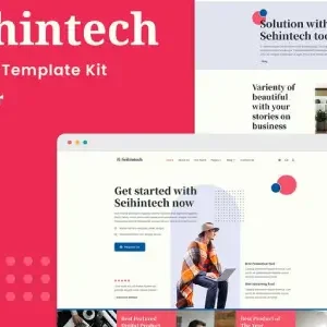 Seihintech – Digital Product Elementor Template Kit - DigitalStoreDeals.com