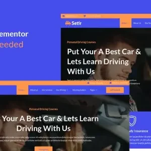 Setir – Driving Courses Elementor Template Kit - DigitalStoreDeals.com