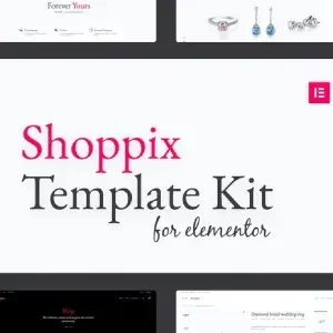 Shoppix – Jewellery Shop Elementor Template Kit - DigitalStoreDeals.com