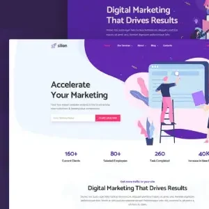 Silion – Digital Marketing Elementor Template Kit - DigitalStoreDeals.com