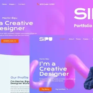 Sipu – Creative Portfolio Elementor Template Kit - DigitalStoreDeals.com