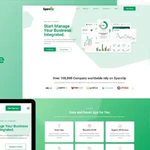 SparxUp – Saas & Startup Elementor Template Kit - DigitalStoreDeals.com