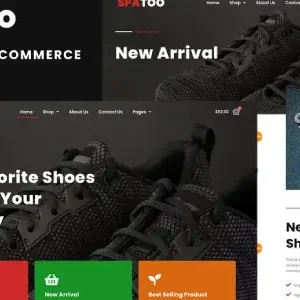 Spatoo – Modern Shoes eCommerce Elementor Template Kit - DigitalStoreDeals.com