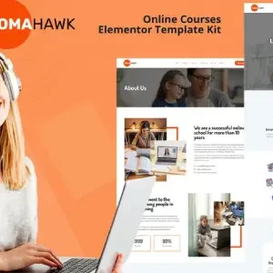 Tomahawk – Online Courses Elementor Template Kit - DigitalStoreDeals.com