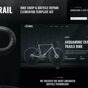 Trail – Bike Shop & Bicycle Repair Elementor Template Kit - DigitalStoreDeals.com