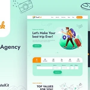 Travel Trek - Tour and Travel Agency Elementor Template Kit - DigitalStoreDeals.com